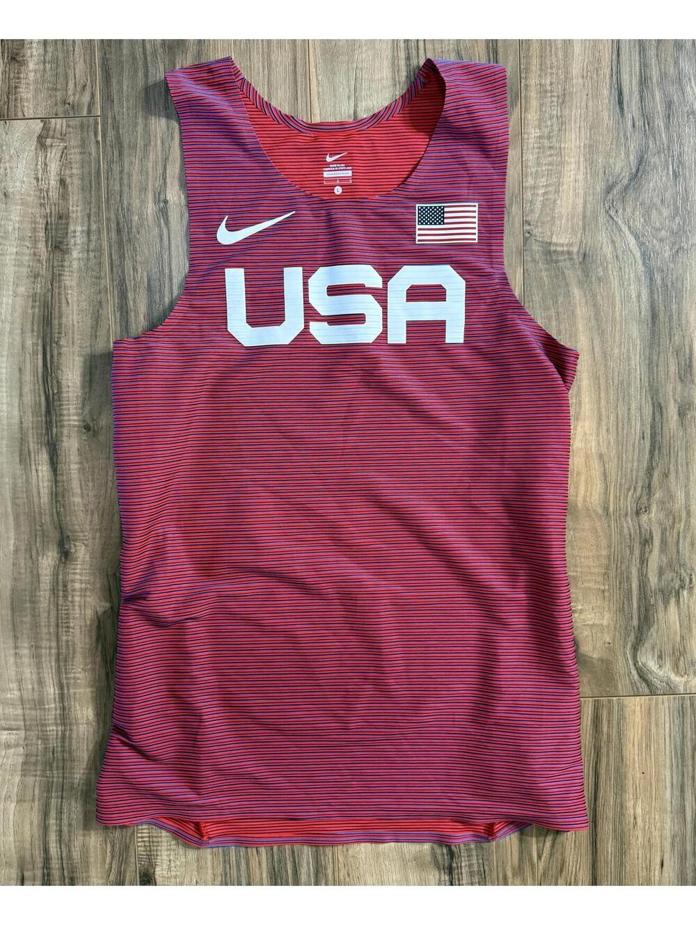 Nike Pro Elite Team USA Track & Field Men's Running Singlet **MADE IN USA**